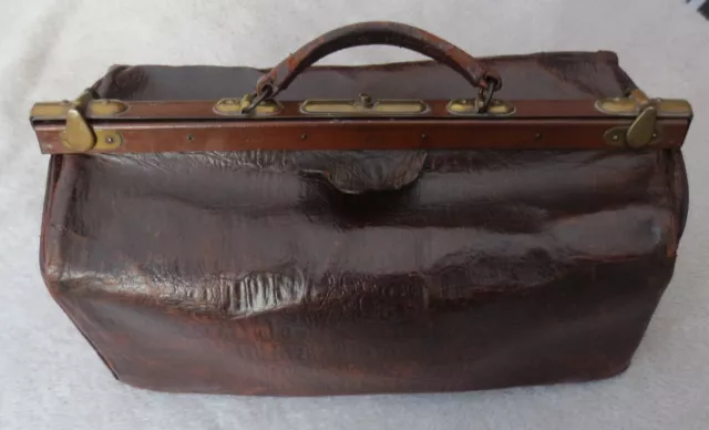 Alte Arzttasche Arztkoffer Ledertasche Reisetasche Original Alt Vintage