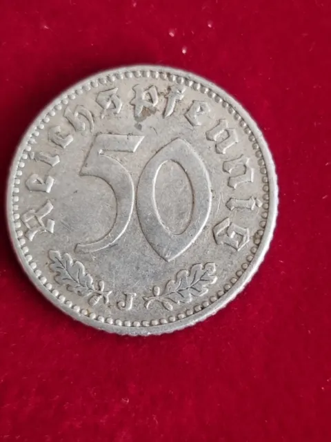 Deutschland 3. Reich 50 Pfennig 1943 J
