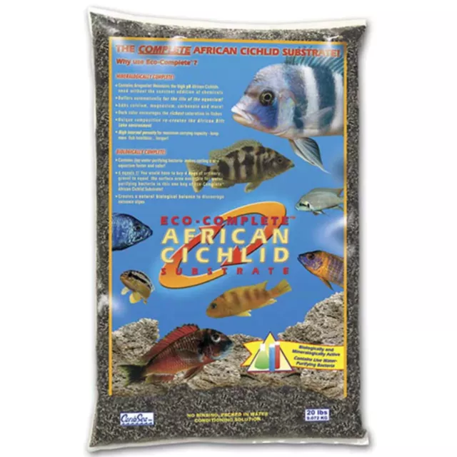 Carib Sea Eco-Complete African Cichlid Aquarium Sand 9.1kg (20lbs) (0.5-1.5mm)