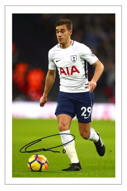 HARRY WINKS Signed Autograph PHOTO Signature Gift Print TOTTENHAM HOTSPUR