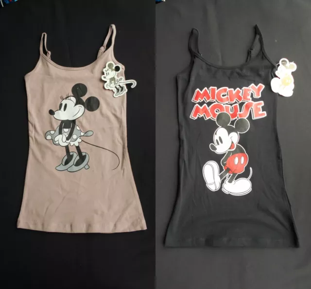 Bnwt Primark Mickey Minnie Mouse Vest Top Tee