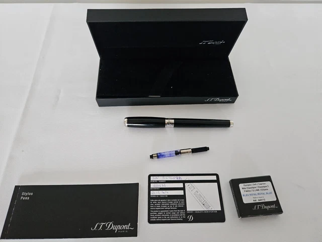 Stylo Plume Prestige S.T. Dupont Olympio En Laque De Chine - N488, Plume Or F Fine