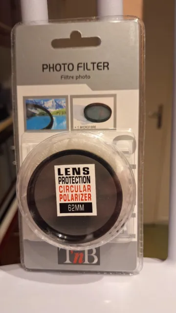 Filtre Photo T'nB 62 Mm Polarisant Circulaire neuf sous blister