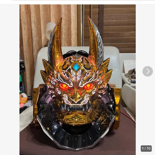 Pachinko Machine Slot GARO Golden Knight Garo Figure Head Model Art Storm Used Pachinko Machine Slot GARO Golden Knight Garo Figure Head Model Art Storm Used
