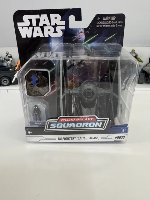 Star Wars Micro Galaxy Squadron TIE Fighter Mystery Bundle - 3-Inch Vehicles With Battle Damage