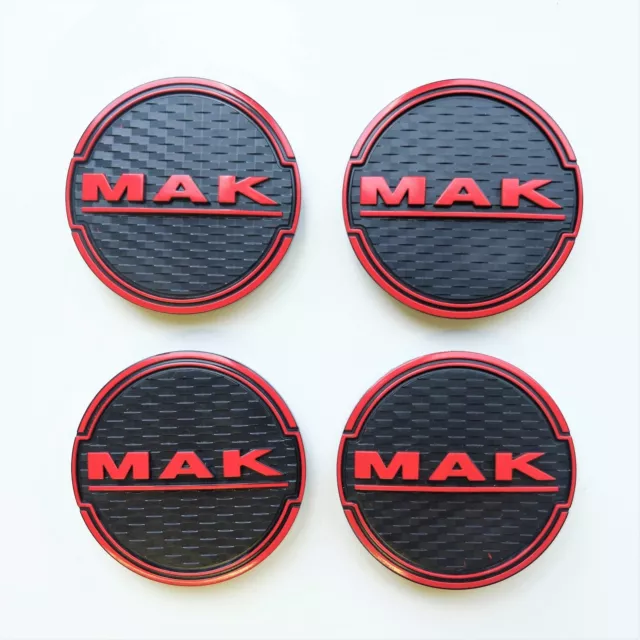 N.4 CAPS COPRIMOZZO MAK WHEELS ORIGINALI GENUINE C035 60mm 8010002582