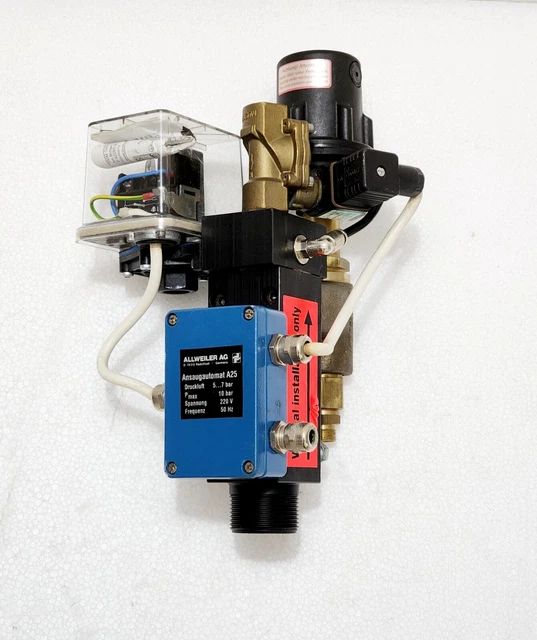 ALLWEILER A25 Automatic Breather Ejector for centrifugal pump w/Gemu 9550 20Z #4
