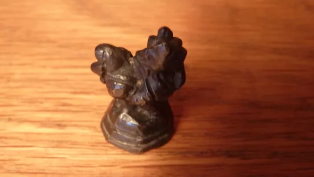 Vintage Burmese Solid Bronze Opium Scale Weight - Hintha Bird Figurine #5 2