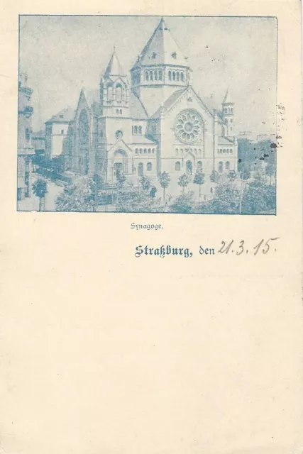 1915, Straßburg,Strasbourg,Synagoge,Synagogue,Grand Est,Bas-Rhin,Alsace,Sinagoga