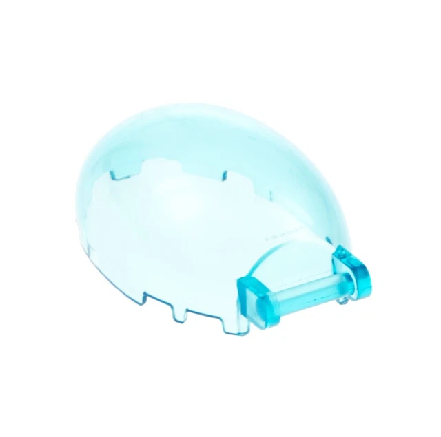 1x LEGO Windshield Oval 6x4x2 Transparent Light Blue Window Cockpit 87752