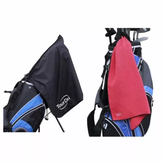 Masters TourDri Golf Towel, 2 in 1 Bag Hood and Towel or Microfibre Towel.