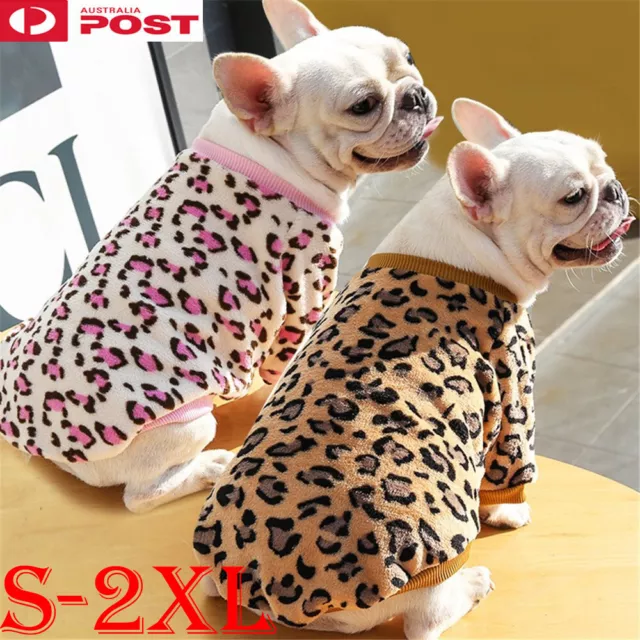 Pet Pajamas Puppy Dog Winter Warm Sleepwear Pyjamas Fleece House Coat Clothes