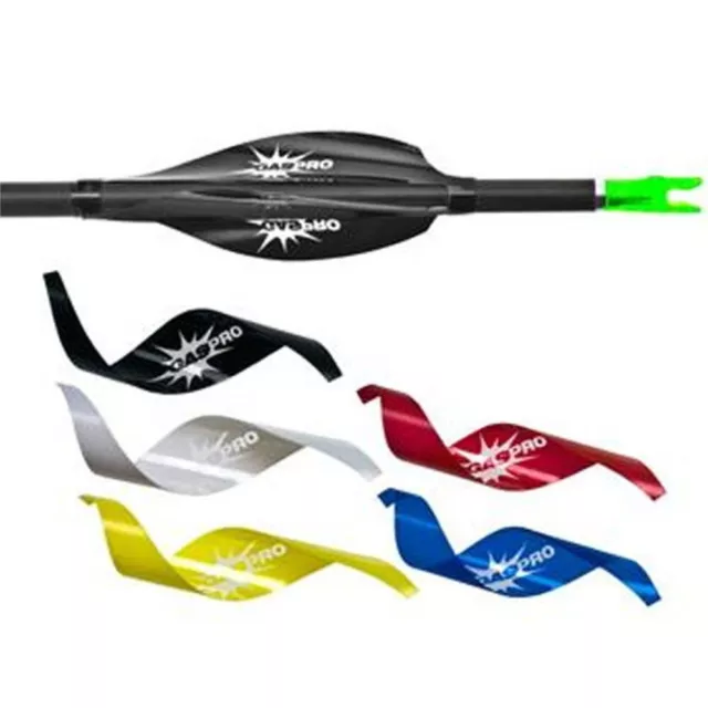 New GasPro Archery 2" Spin Wing Vanes Shield  Field Medium 45lbs Draw Weight