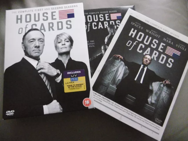 House Of Cards Complete First And Second Seasons 1 And 2 One And Two Dvd Pal 18