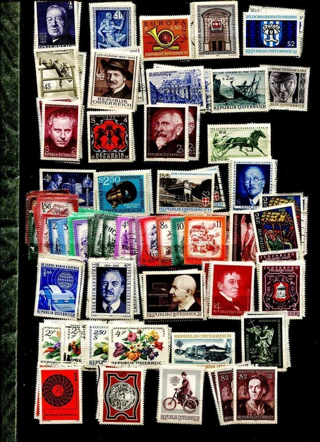 Österreich Lagerbestand 1971 - 1985 ** + gest., ca. 2300 Marken (#84456)