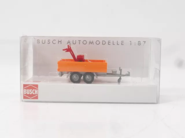 Busch H0 44932 modellino auto rimorchio caricatore a pianale ribassato ""Streetmeisterei"" 1:87