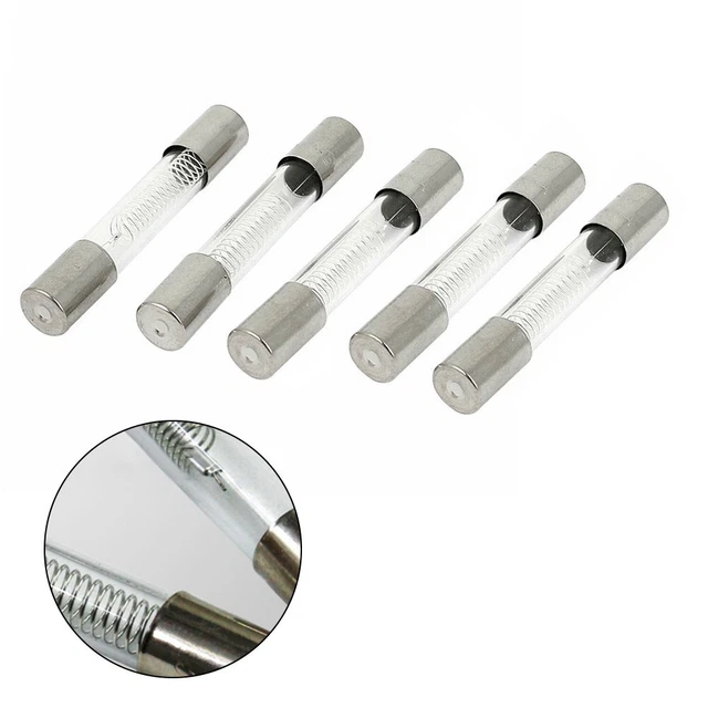 Lot De 5 Fusibles Automobiles Plat 80A - Compatible Voiture, Moto, Protection Surintensité, Argenté
