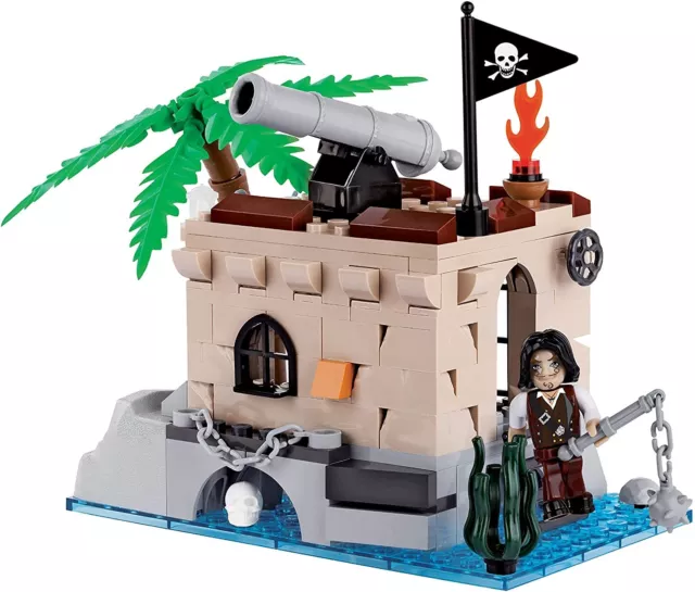 Costruzioni Torre di Guardia Serie Cobi Pirates 140 Pezzi Giocattolo Per Bambini