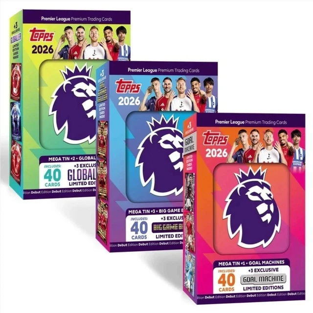 Bundle Topps Premier League 2025/26 – 10 Booster + 40 Bustine Protettive Esclusive