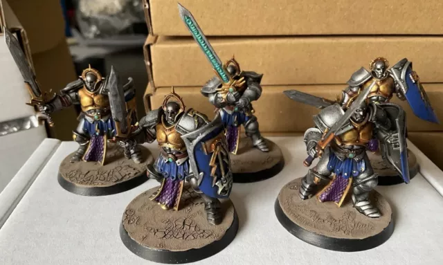 Warhammer AoS - Stormcast Eternals - 5x Liberators Warblades (R38) Exc