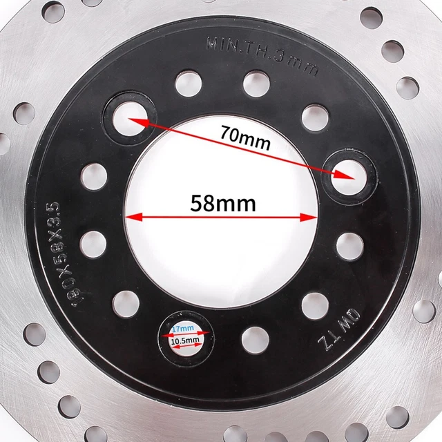 Denash Motorrad-Zifferblattuhr | Aluminium Schwarz | Für 22-25mm Lenker | Rostschutz