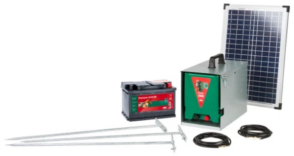 Kerbl Starterset Savanne 3000 inkl. 25W Solarmodul 441121