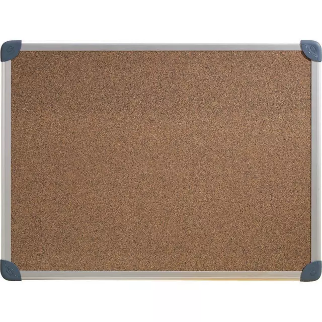 NEW Quartet Penrite Corkboard Aluminium Frame Board 1200x900mm
