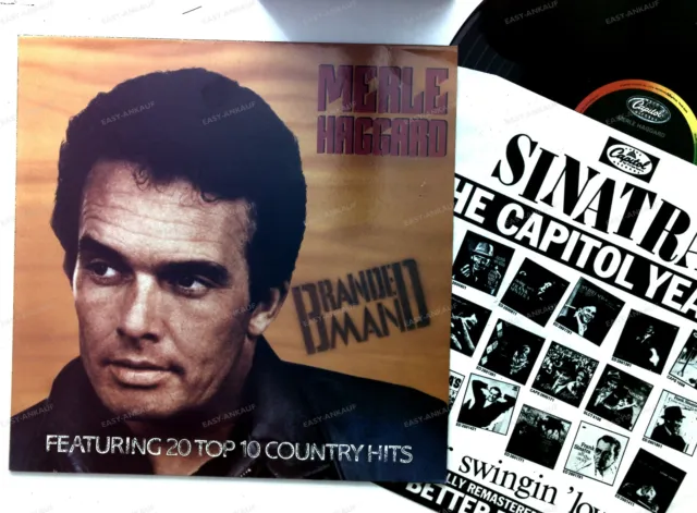 MERLE HAGGARD - Branded Man (Featuring 20 Top 10 Country Hits) UK LP 1985 ' $17.19 - PicClick