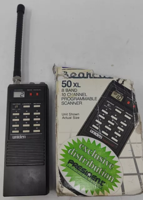 Uniden Bearcat 50Xl Handheld Progammable Scanner Uhf/Vhf Receiver Discontinued