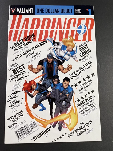 HARBINGER #1 One Dollar Debut Edition VALIANT COMICS 2014 (F14)