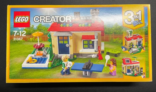 LEGO CREATOR 3 IN 1 CASA CON PISCINA MODULABILE 31067 - completo 100%