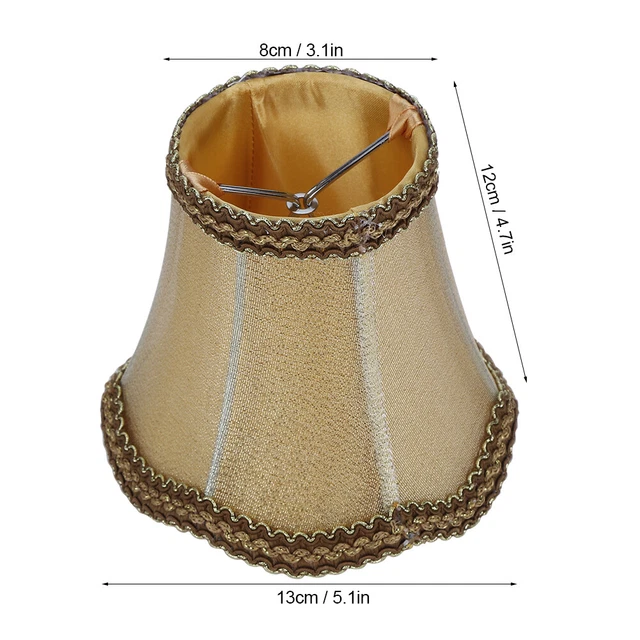 6Pcs Household Fabric Lampshade Table Lamp Cover Accessory For E14 Chandelier SG
