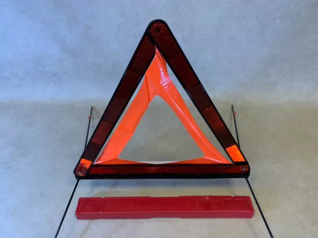 BMW MINI 1 2 3 4 5 6 7 X3 X5 X6 OEM Hazard Warning Triangle with container Euro