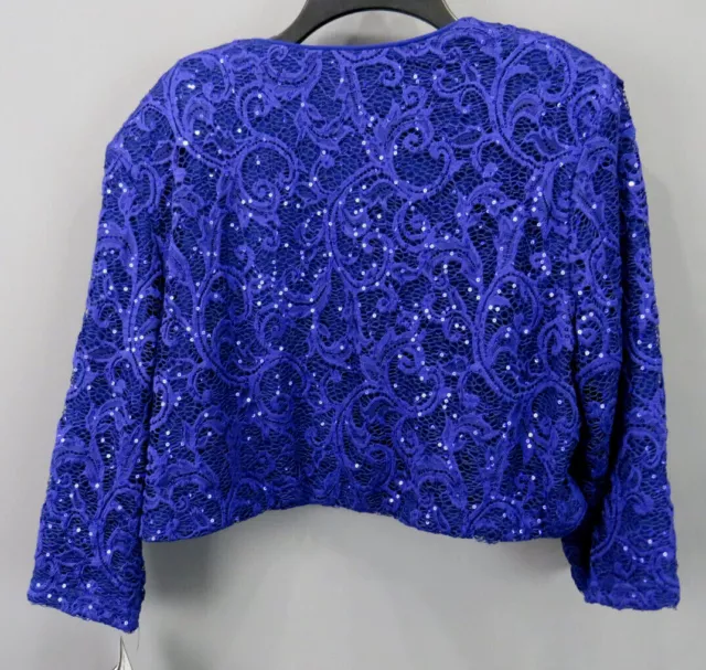 R & M Richards Sequined Lace Jacket # 5C 2583 NEW 3