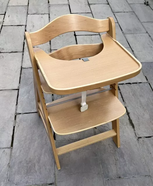 Hauck wooden 2025 high chair tray