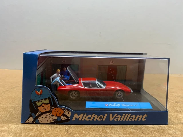 Générique Michel Vaillant Le Mans 1961-1/43 IXO Voiture + Figurine + Decor V1 Générique Michel Vaillant Le Mans 1961-1/43 IXO Voiture + Figurine + Decor V1
