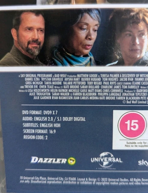 A DISCOVERY OF Witches Complete Trilogy DVD Box Set Seasons 1-3 Teresa ...