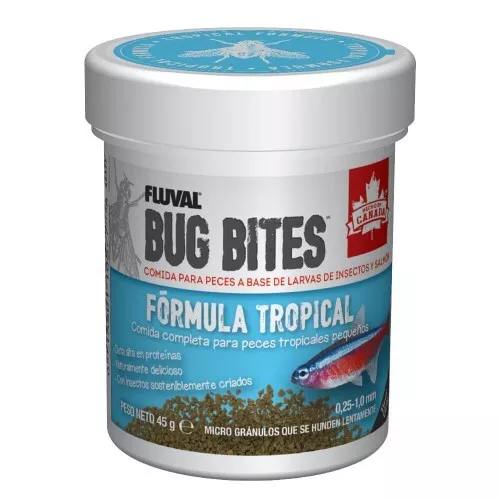 Fluval Bug Bites Tropical Micro Gr�nulo, 45g