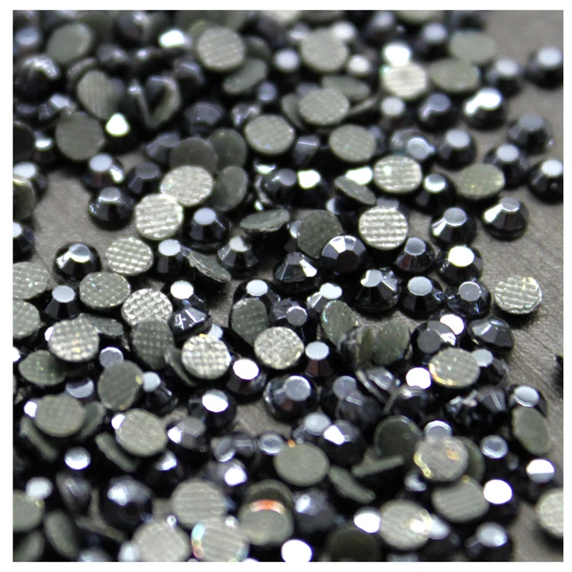 Strass couleur NOIR 500 ex mélange s6+ s10+ s16+ s20 HOT FIX RHINESTONE mixed