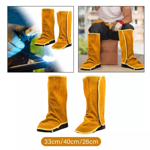 Welding Shoe Protectors Cowhide Welding Large Foot Guard Women Men Welder