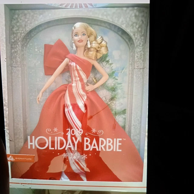 Poupée barbie : barbie joyeux noël blonde Mattel