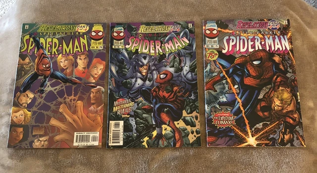 Spiderman Revelations~Lot Of 3 Comics~Part 1,3,4 Of 4