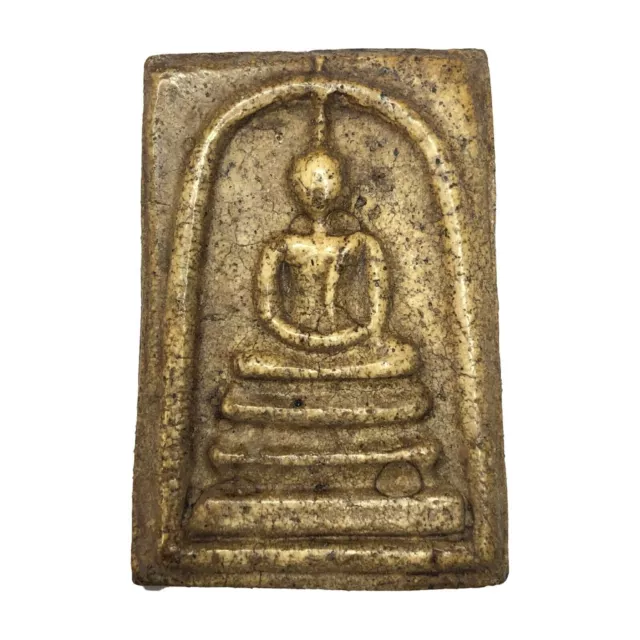 Phra Somdej Toh Wat Rakang Magischer Talisman Altes Thai Buddha Amulett...