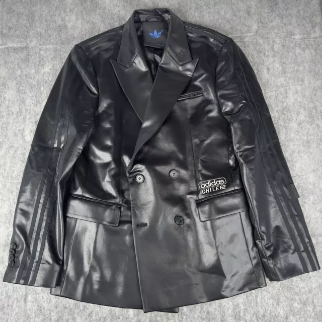 CHAQUETA ADIDAS CHILE 62 Bomber Para Hombre XS Negra Aspecto