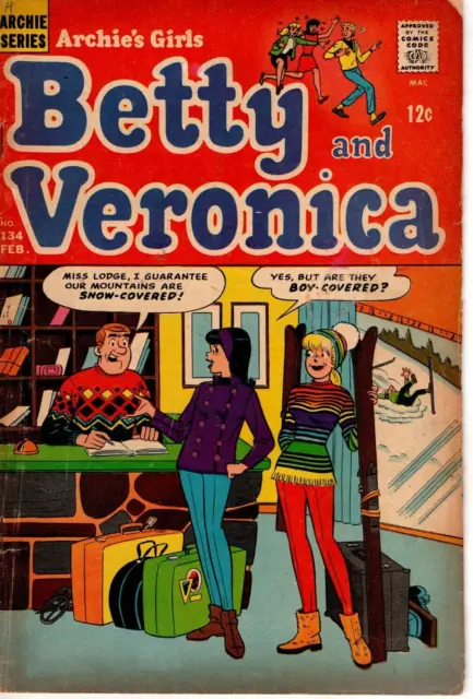 Archie's Girls Betty And Veronica #134 1967 VG/FN