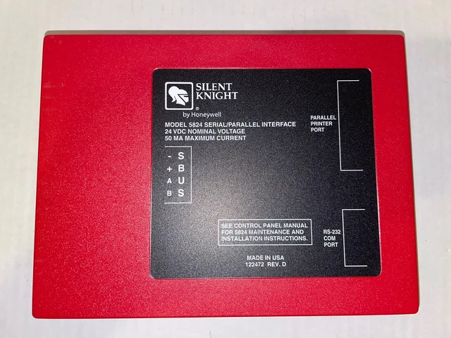 Silent knight Model 5824 Serial/Parallel Interface