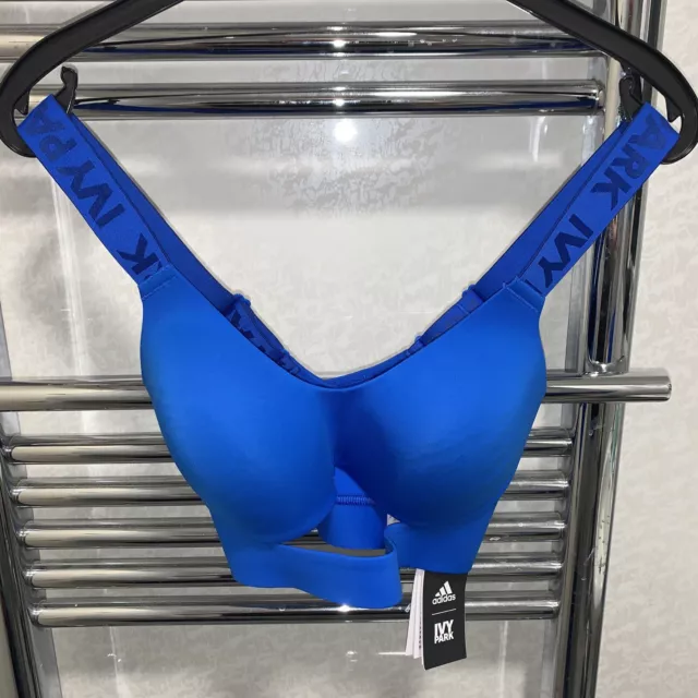 ADIDAS X IVY PARK Blue Cut Out Bra Size Small UK 14 Brand New With Tags