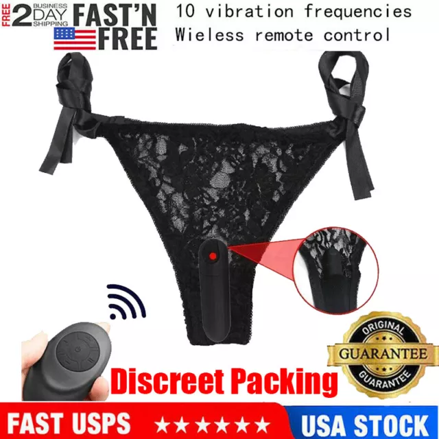 USA Wireless Remote Control Strap Underwear New Women Panties 10 Functions