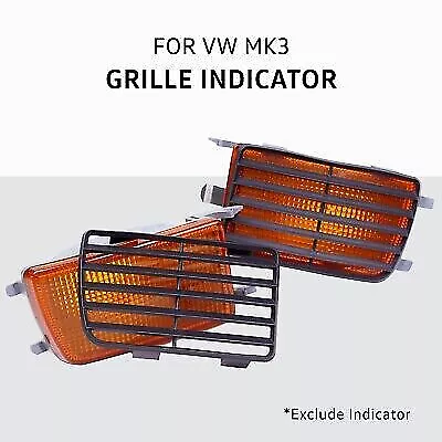 Grillset für Reflektorblinker VW MK3 Golf Vento Jetta GTI VR6 Gitter 3