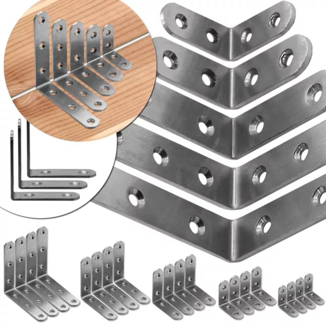 Edelstahl Winkel Winkelverbinder Lochplatte Verbindungsblech Holz Balkenwinkel